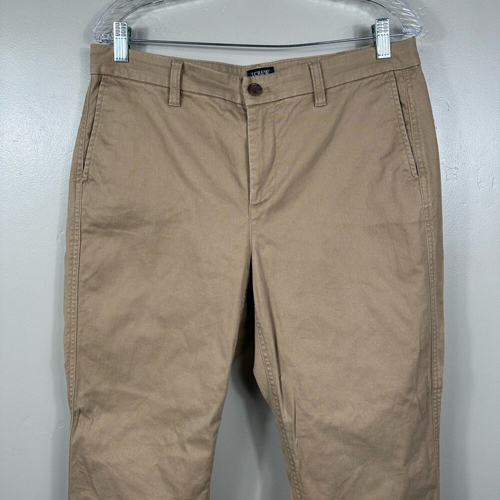J. Crew Women’s High Rise Girlfriend Chino Pant in Camel Brown Size 10 - Picture 5 of 9
